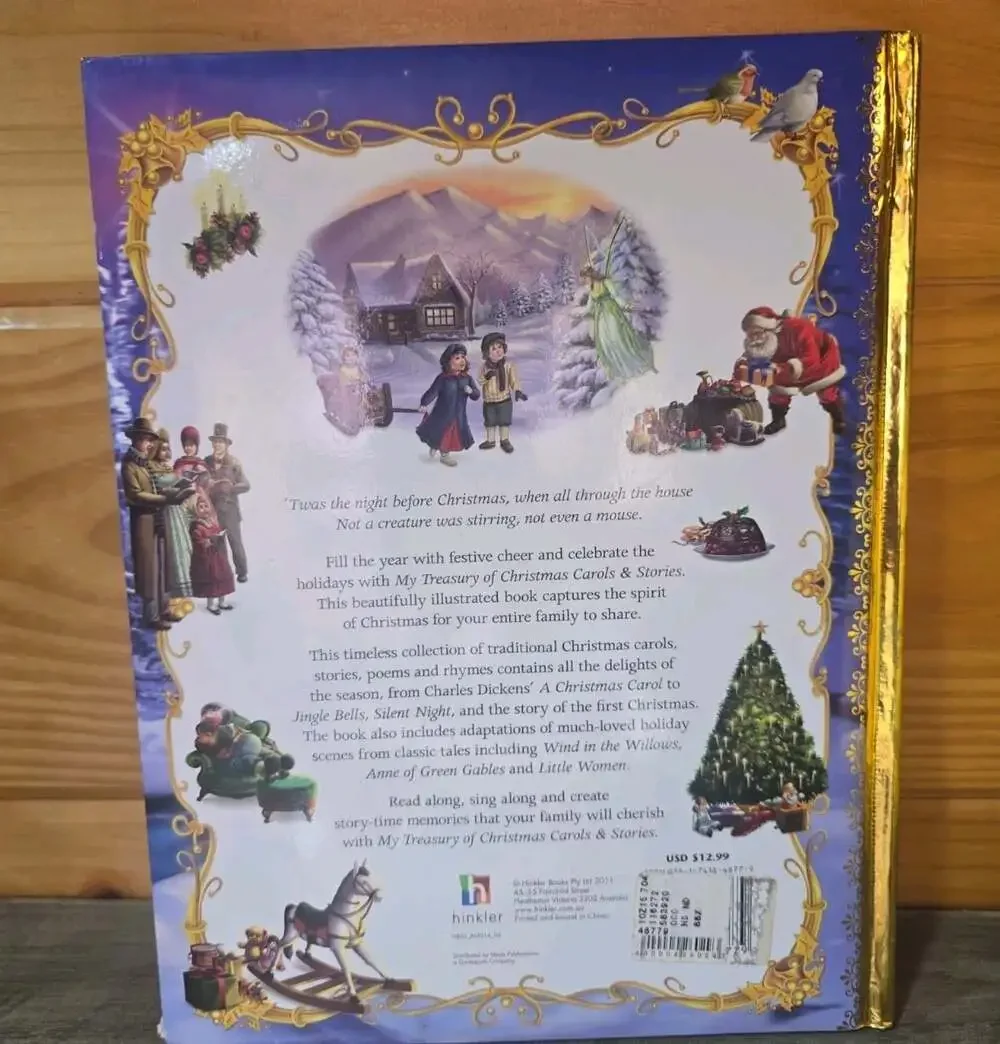 My Treasury of Christmas Carols and Stories by Not Available (2011, Hardcover)